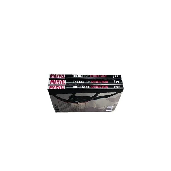 Set of 3 The Best of Spider-Man Vols 2,3, & 5Oversized Hardcover Graphic Novel